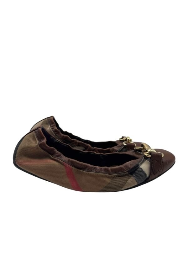 BURBERRY - BALLERINA FLATS CHECK HOUSE - Image 5